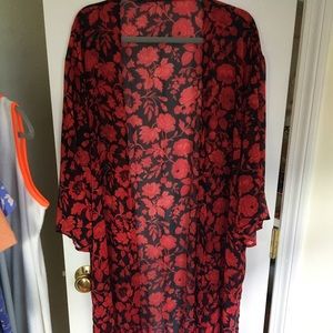 Lucky Brand Kimono Floral Sheer Fall 2019